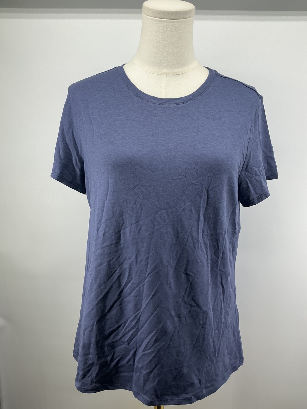 Cotton Modal Crew Neck Swing Tee